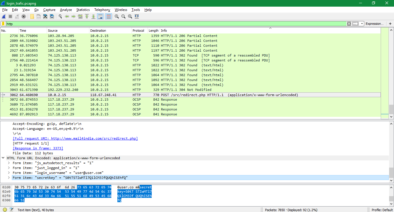 Forensic - Login Traffic KKSI2019